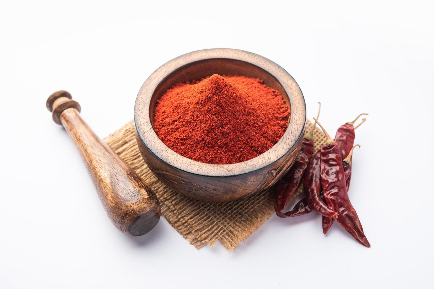 Red Chilli powder or lal mirch dust photo