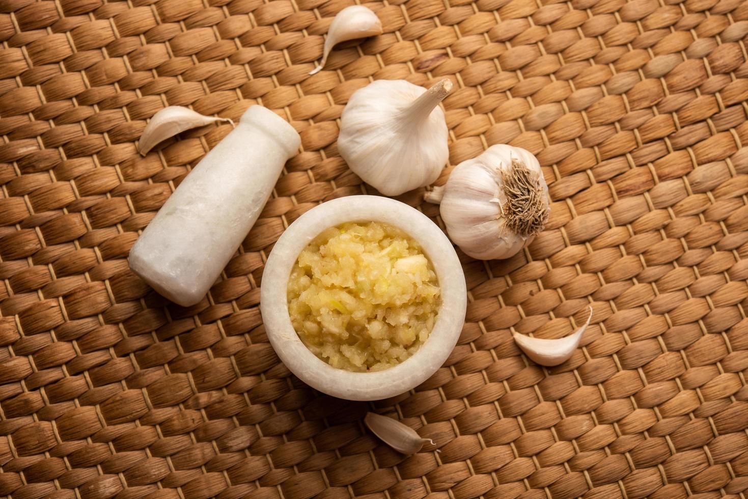 Garlic Paste or Lahsun Puree photo