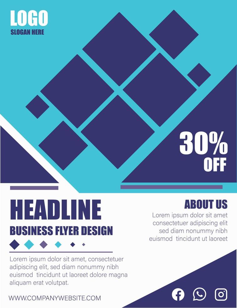 Business Flyer Design vector