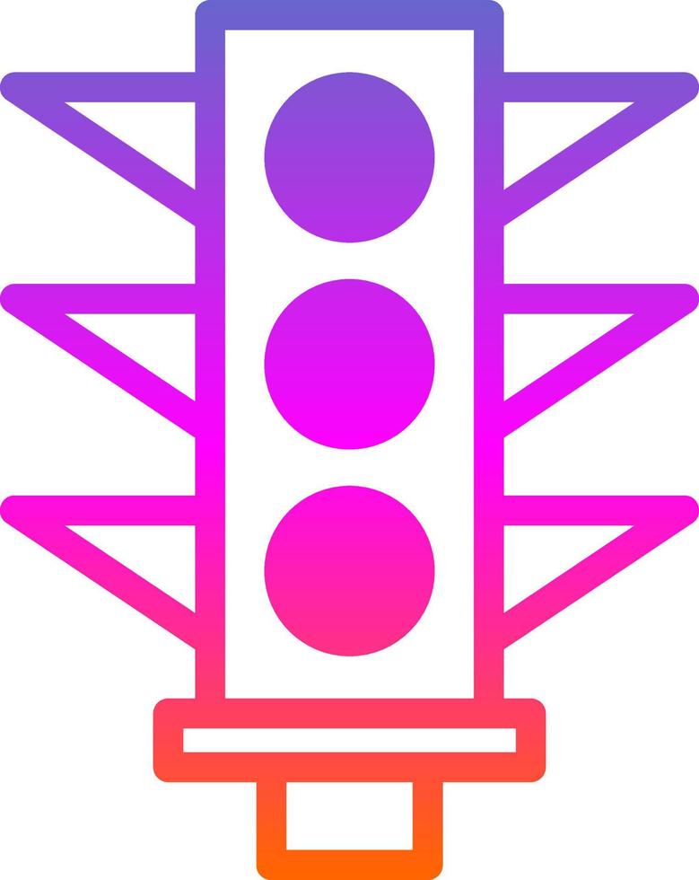 Traffic Signal Vector Icon Design