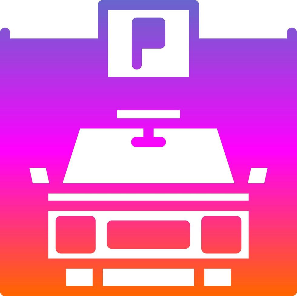 Parking Vector Icon Design