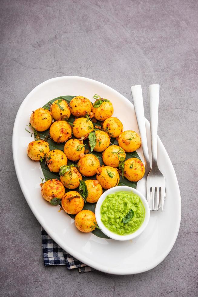 Goli Idli or Idly balls photo