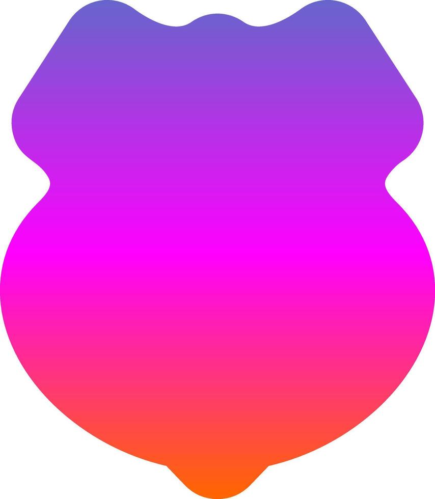 Police Shield Vector Icon Design