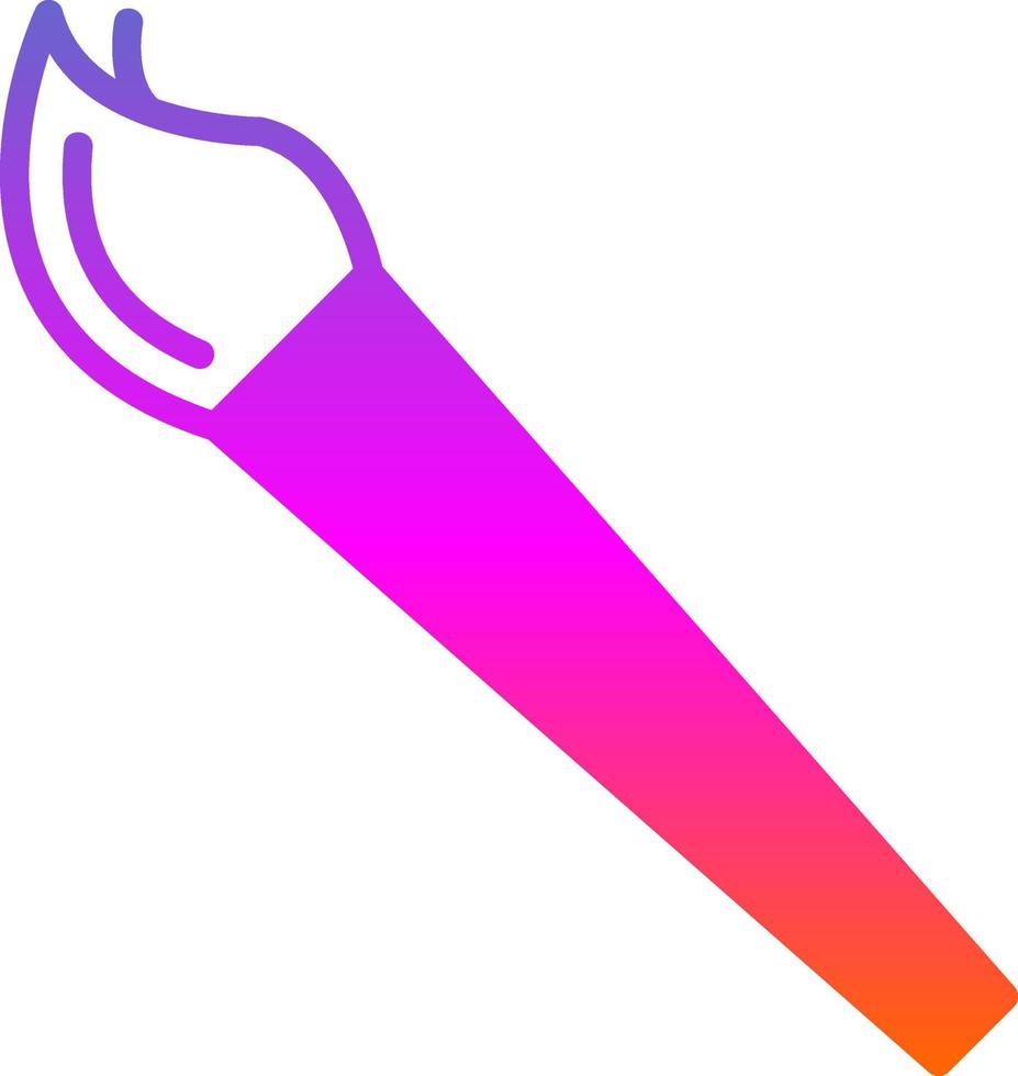 Paint Brush Vector Icon Design