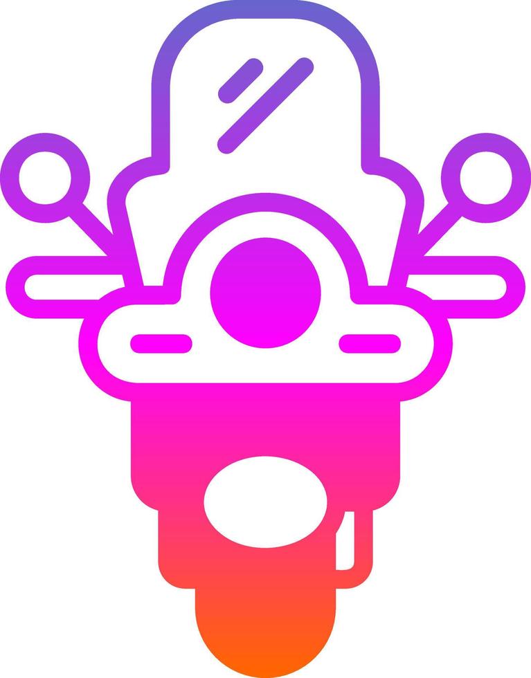 Motorbike Vector Icon Design