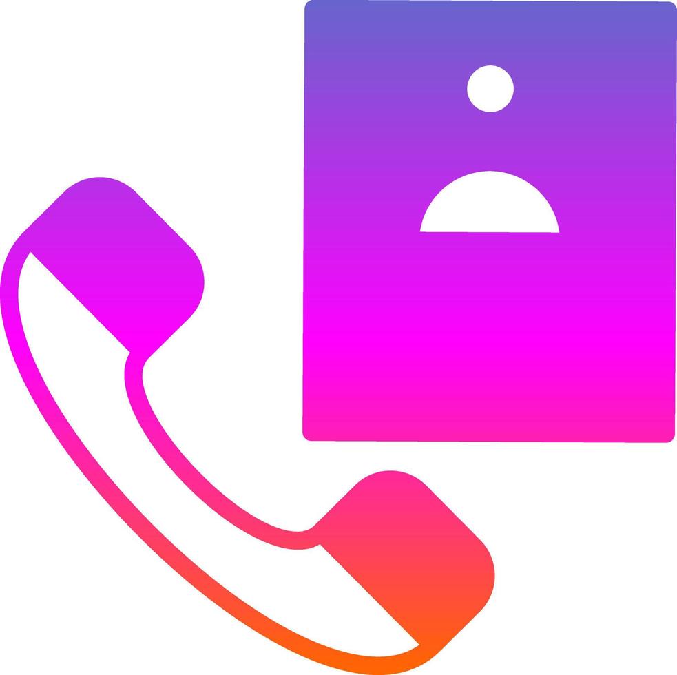 Contact Vector Icon Design