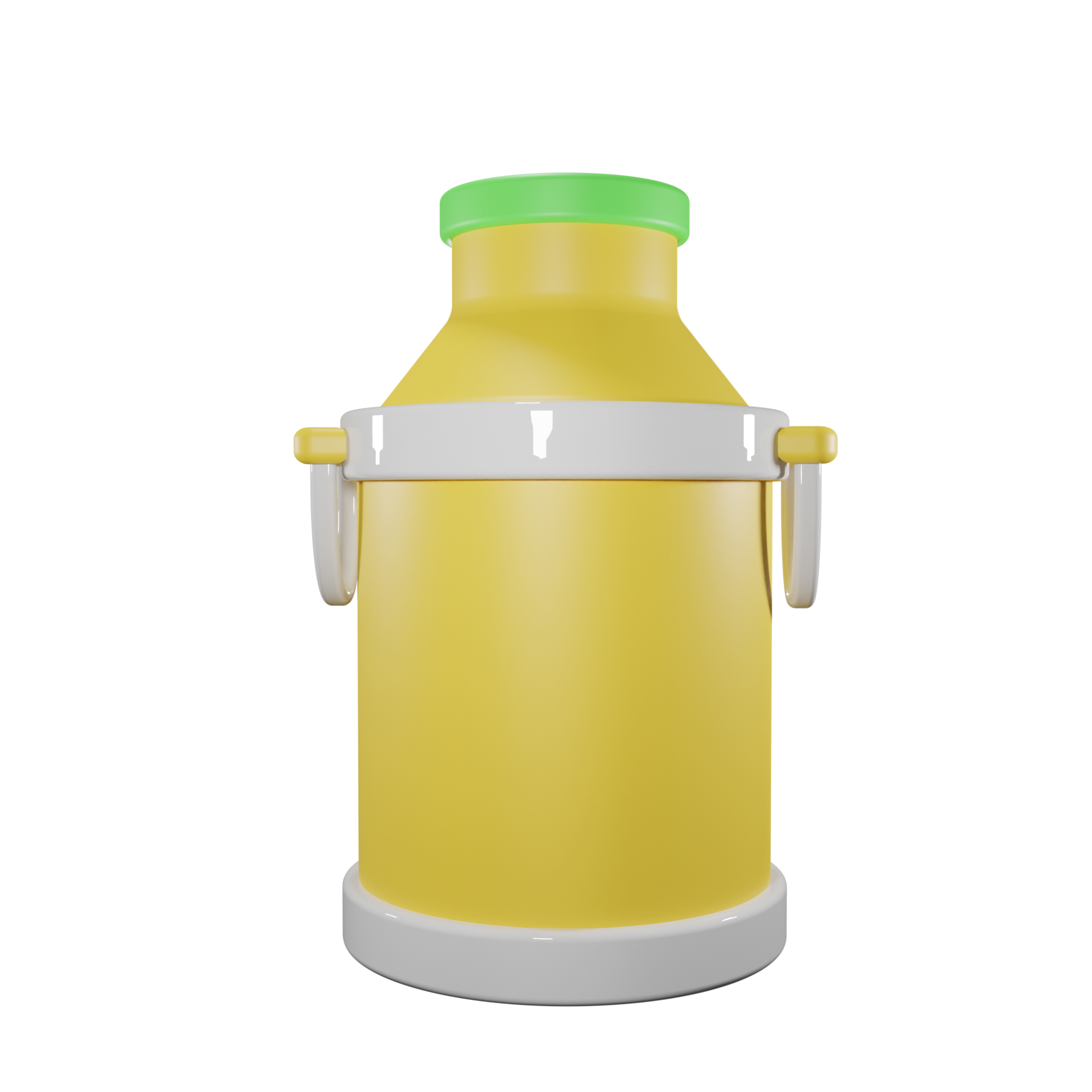 3d Milk Container front view with transparent background 16586107 PNG