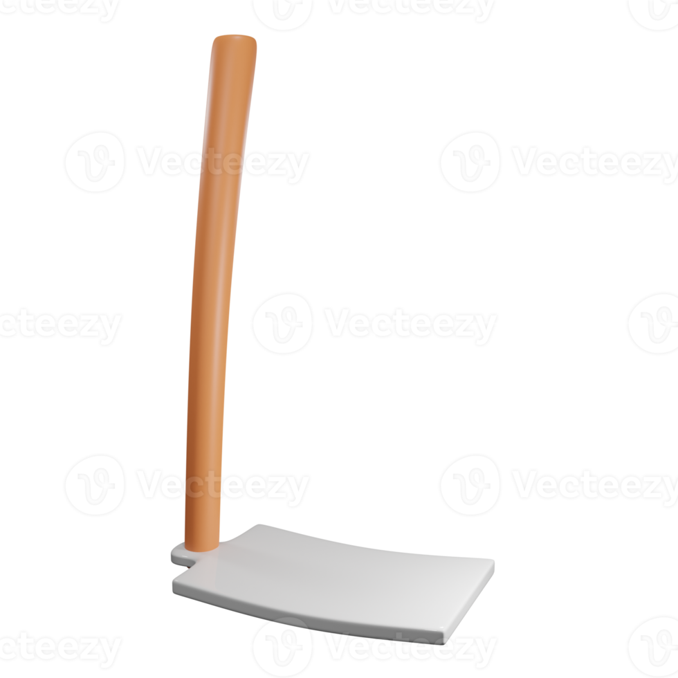 3d Hoe left view with transparent background png