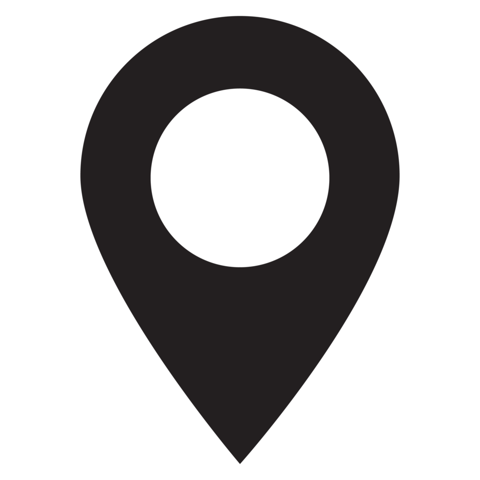 gps ikon svart png