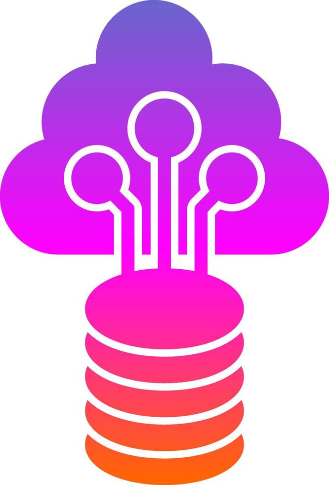 Cloud Data Vector Icon Design