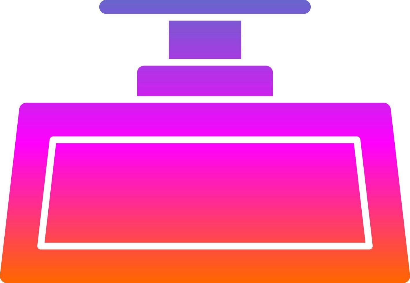 Rearview Mirror Vector Icon Design