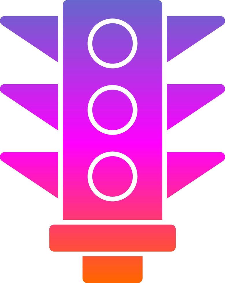 Traffic Signal Vector Icon Design