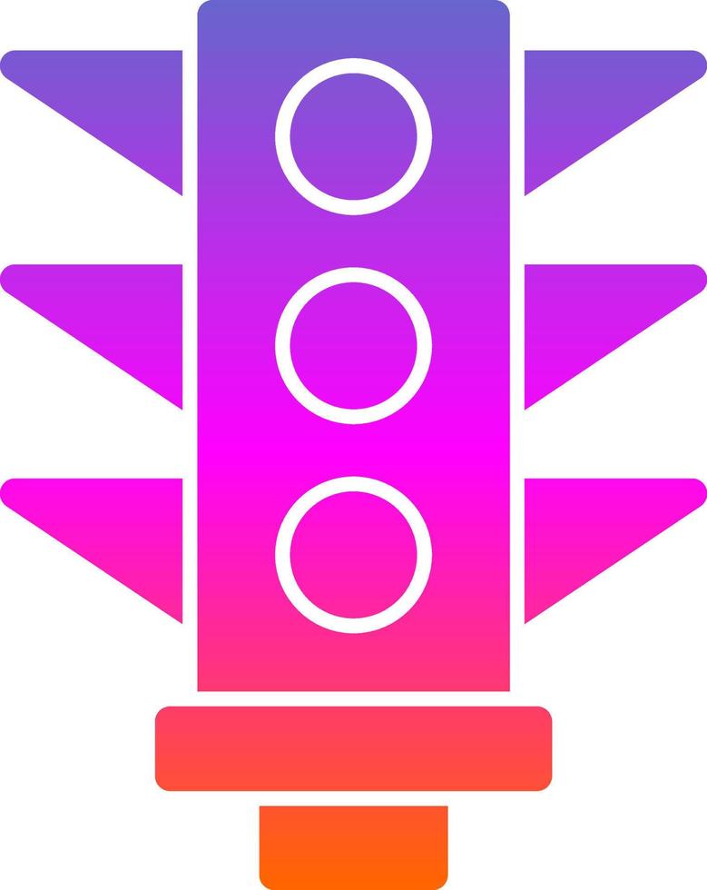 Traffic Signal Vector Icon Design