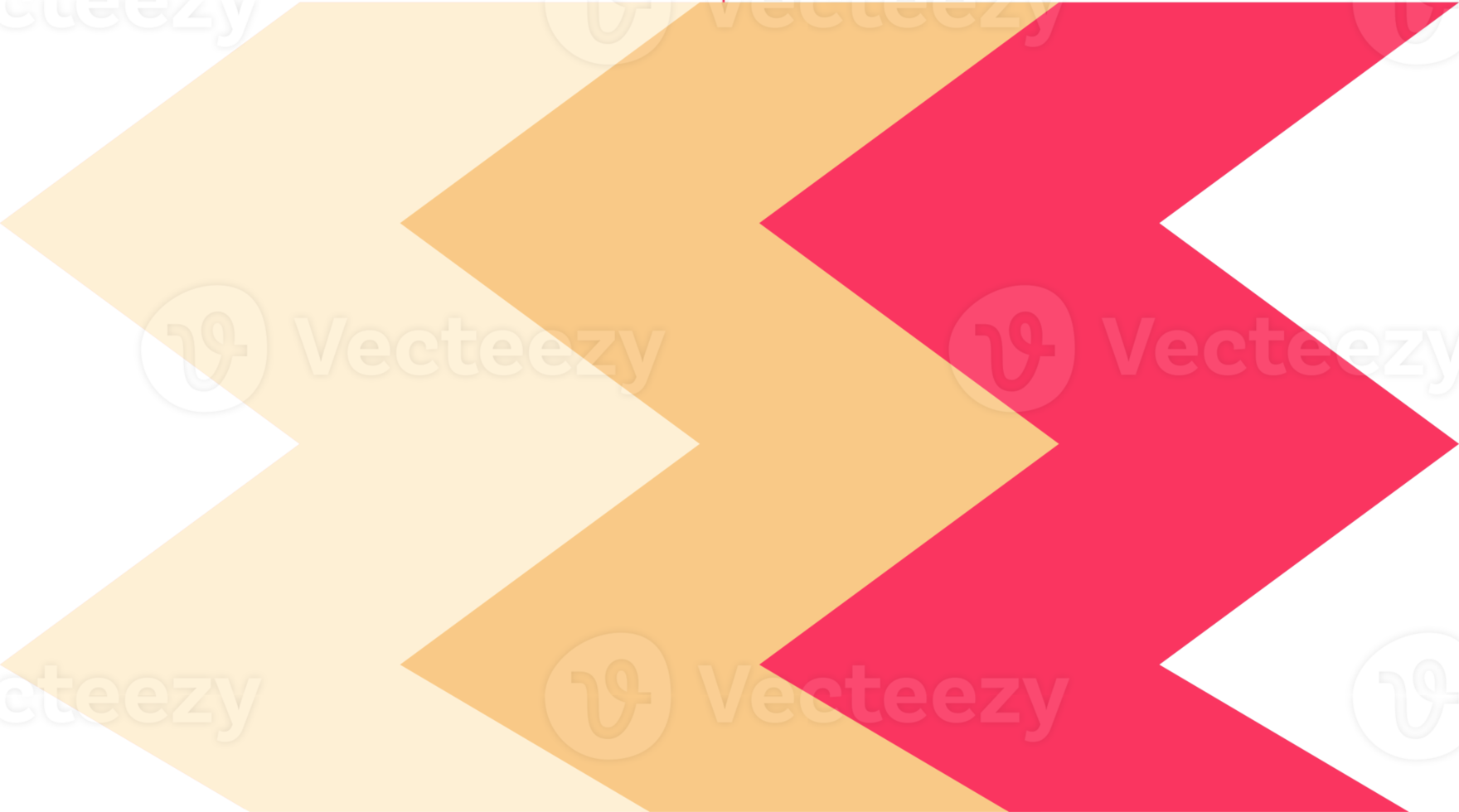 Abstract zig zag geometric design element png