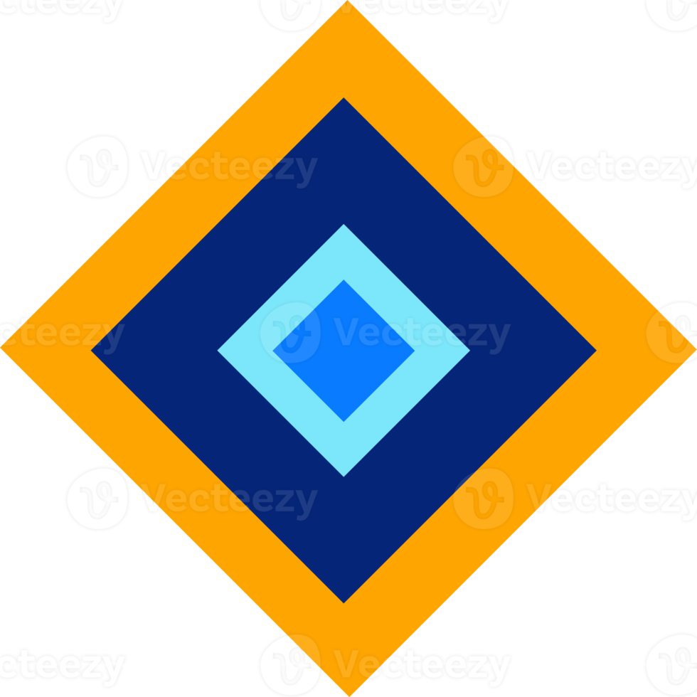Abstract rhombus in geometric shape pattern for design element png
