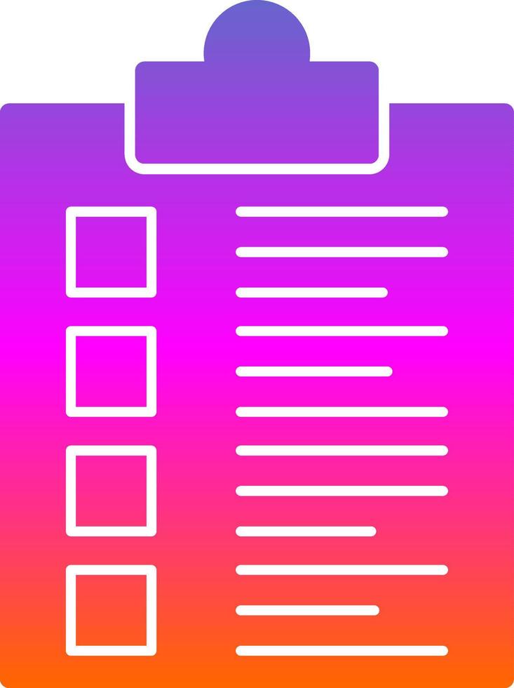 Check List Vector Icon Design