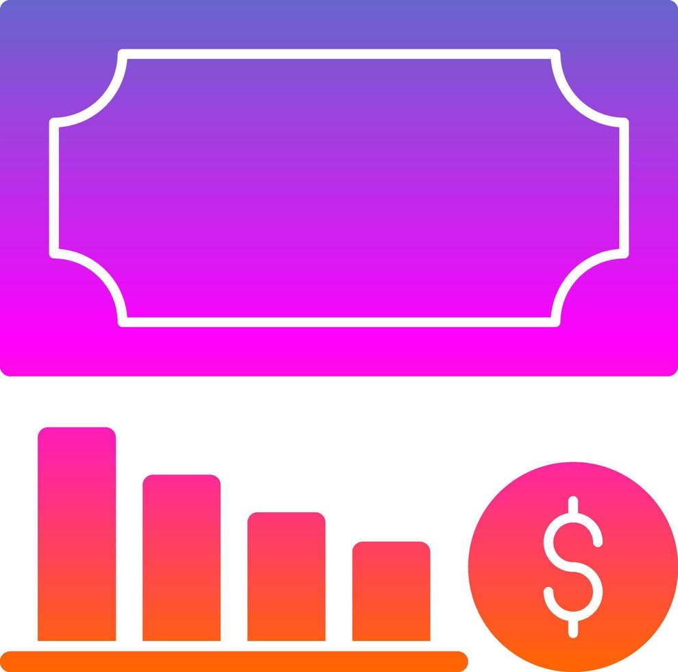 Money Loss Vector Icon Design