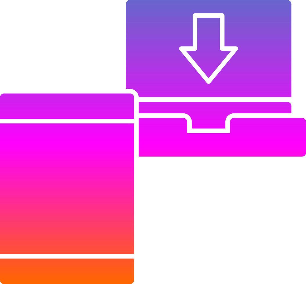 File Transfer Vector Icon Design
