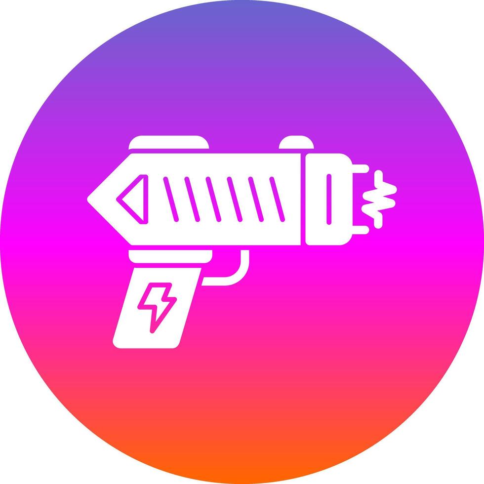 diseño de icono de vector de pistola de aturdimiento