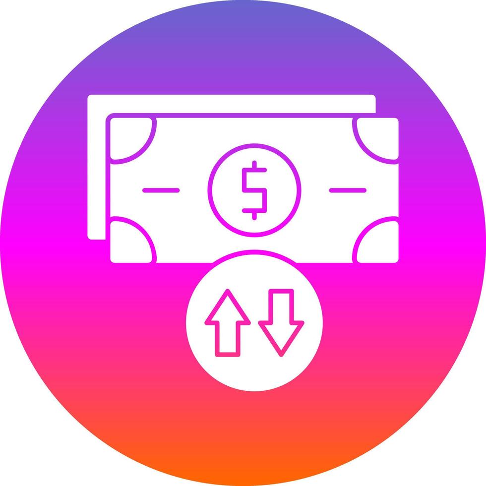 Cash Flow Vector Icon Design