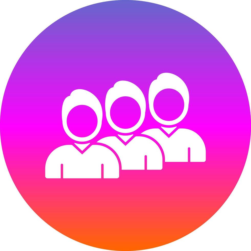 Queue Vector Icon Design