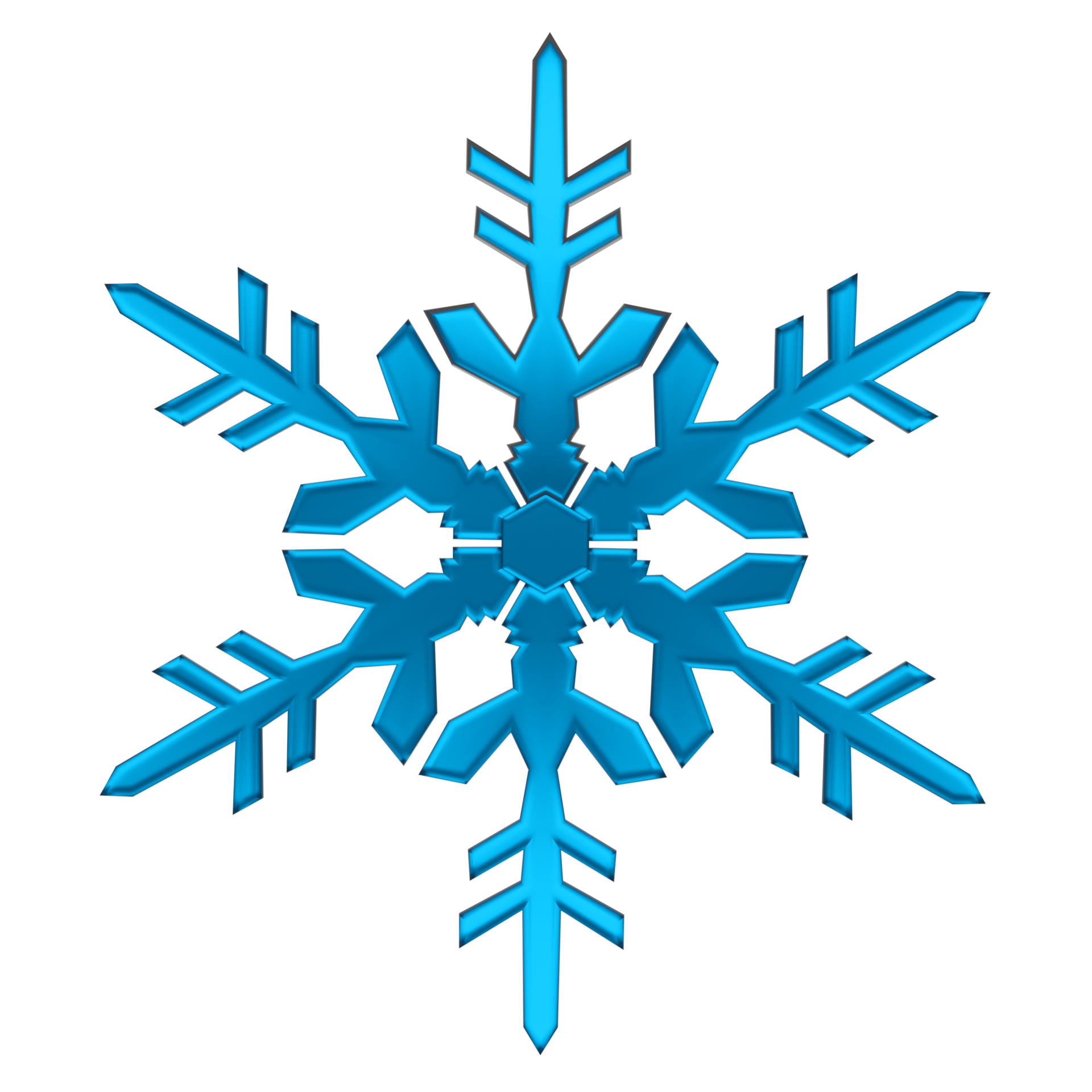 3D Beautiful Snowflake 16587276 PNG