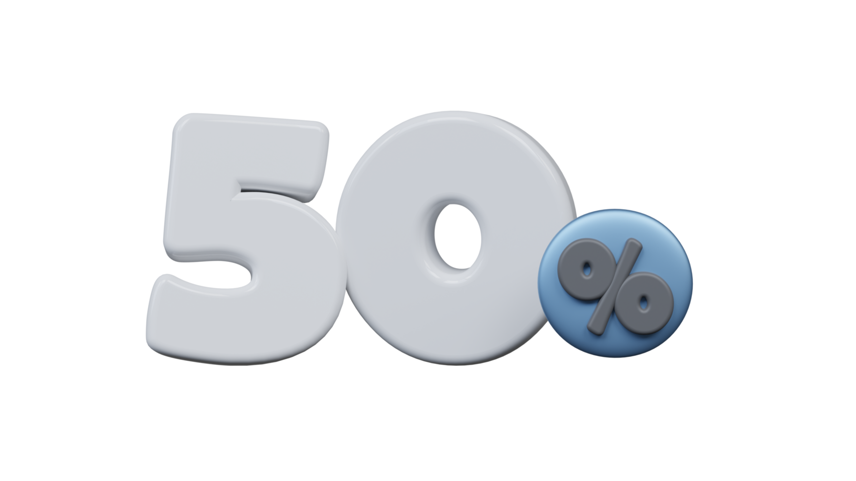 3D Fifty Percent png