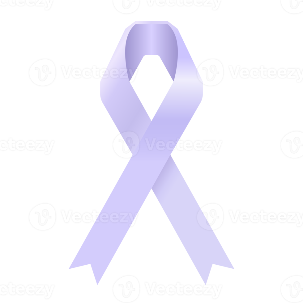 lavender ribbon for all cancer png