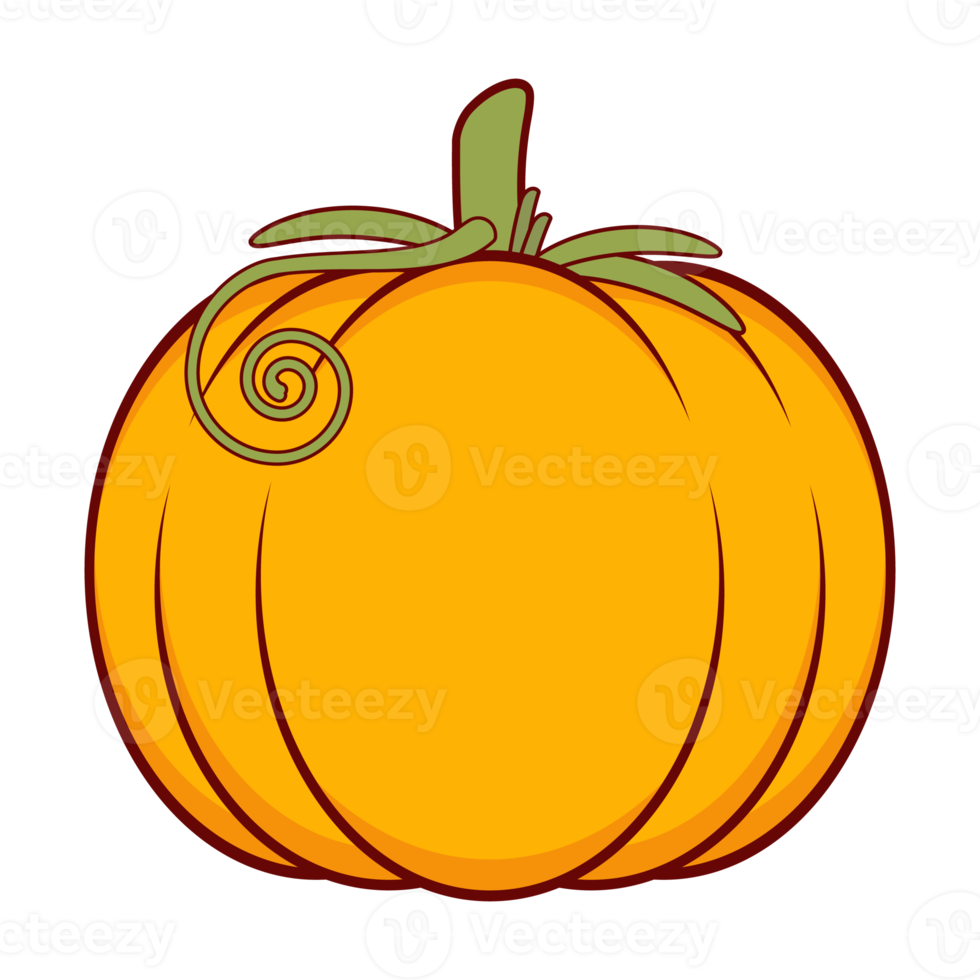 pumpkin cartoon cute for halloween png