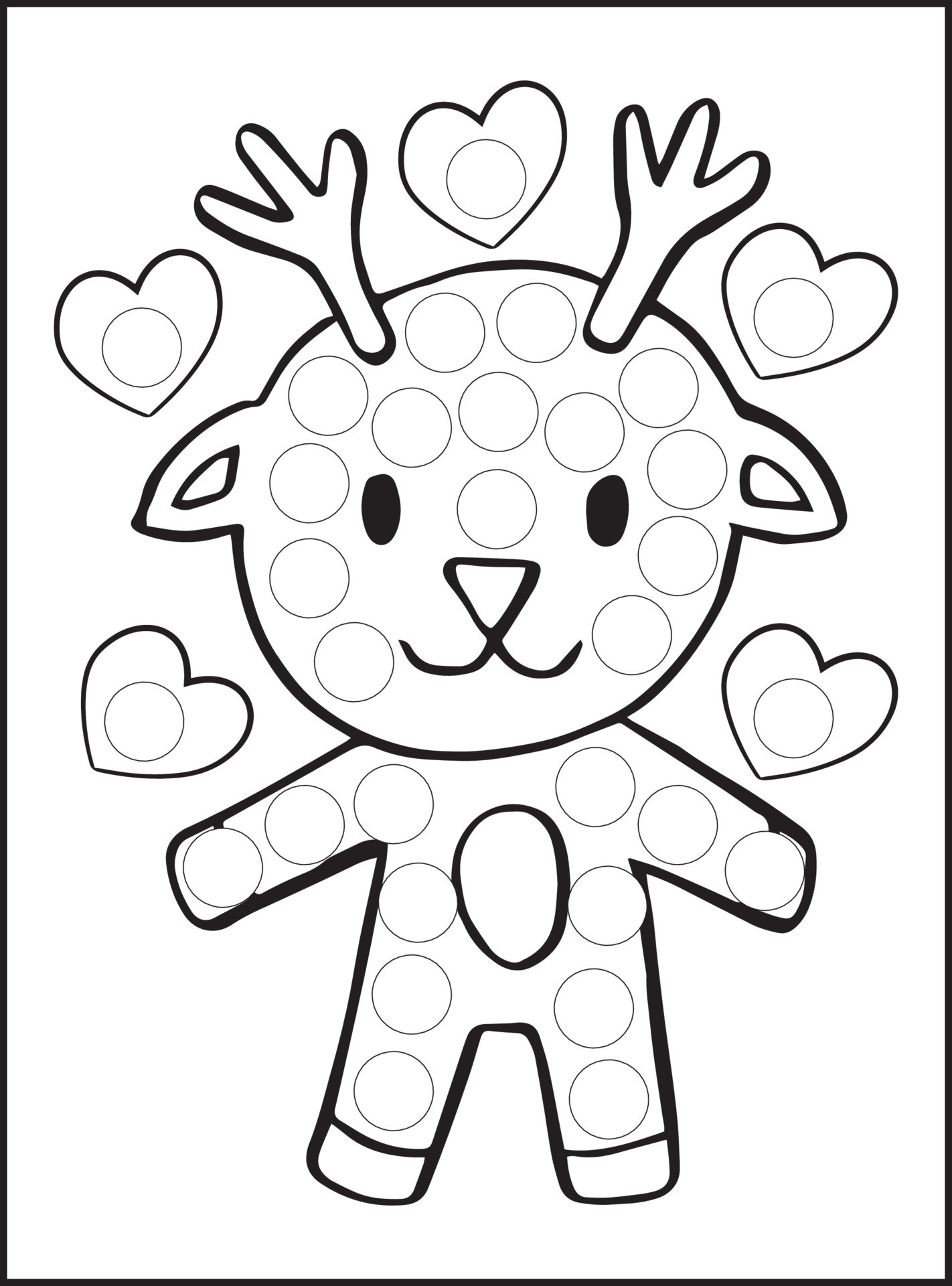 Valentine s Day Dot Markers Activity 16587796 Vector Art At Vecteezy Valentine s Day Dot Markers Activity 16587796 Vector Art At Vecteezy