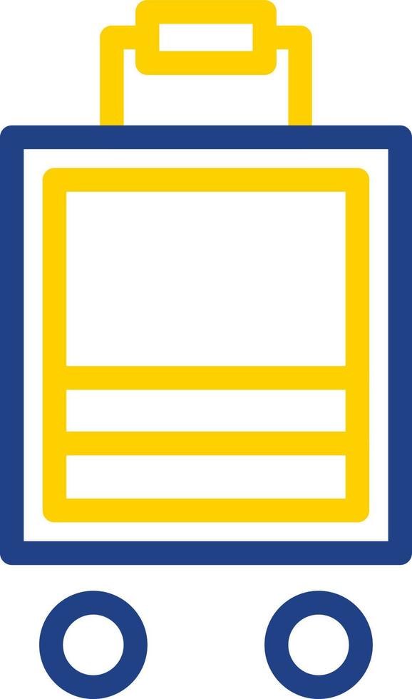 Baggages Vector Icon Design