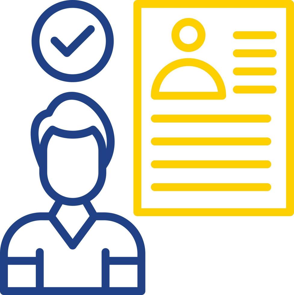Hired Vector Icon Design