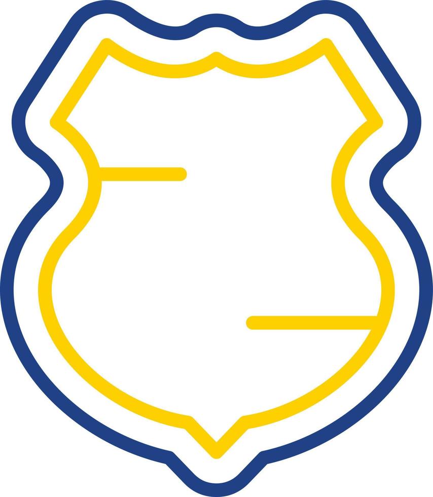 diseño de icono de vector de escudo de policía