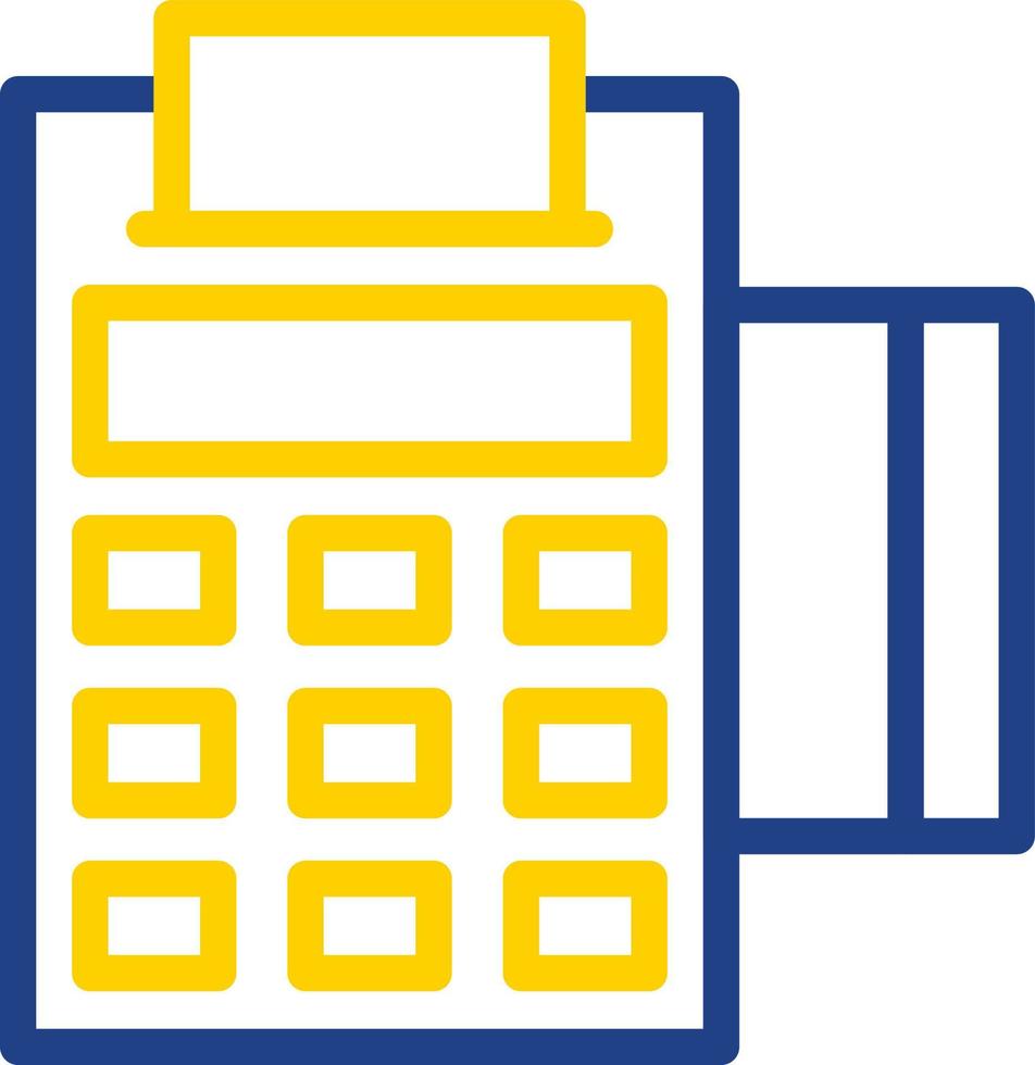 Pos Terminal Vector Icon Design