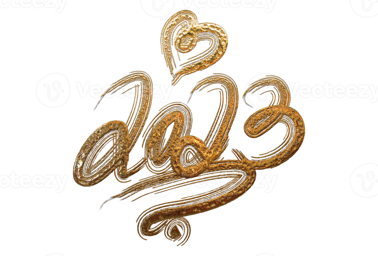 new year 2023 gold png