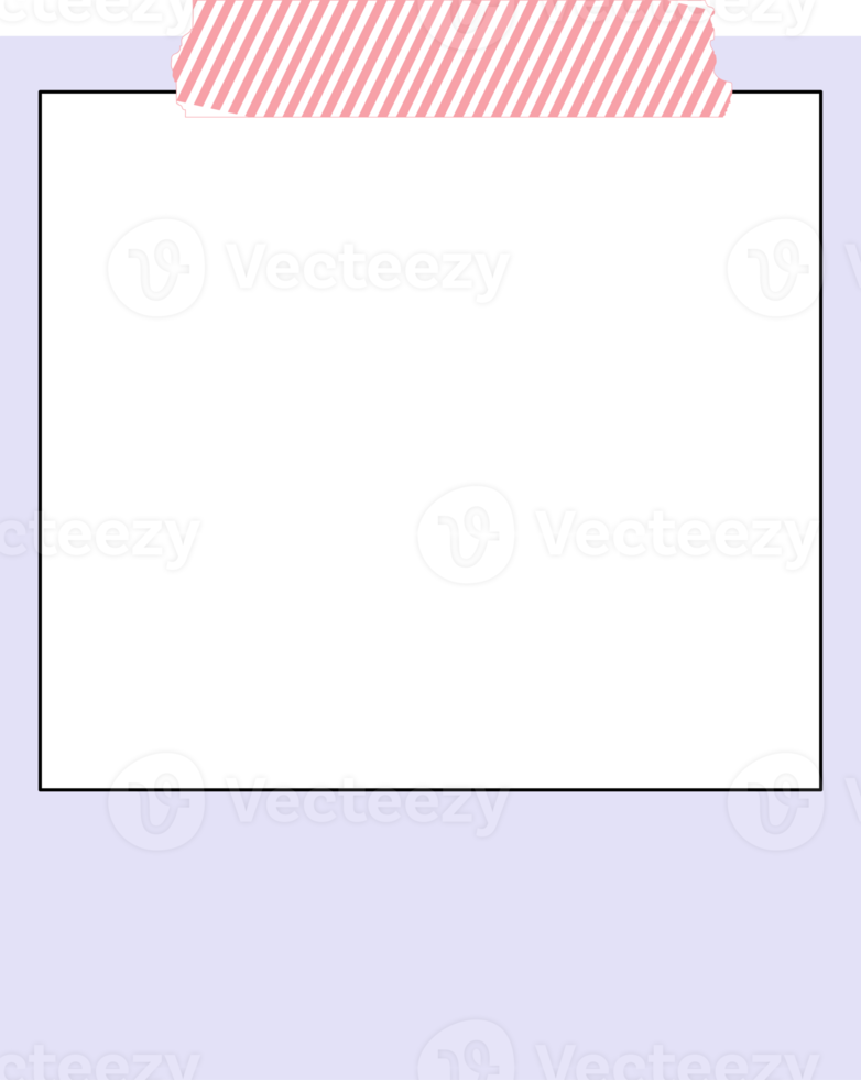 cute pastel blank paper planner png