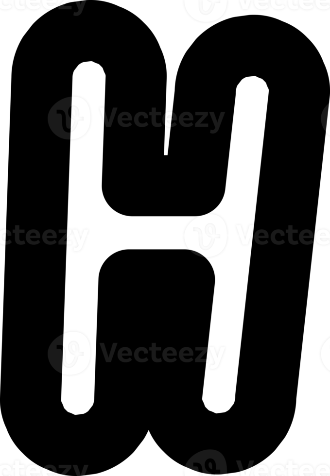 black and white letter hand draw alphabet png