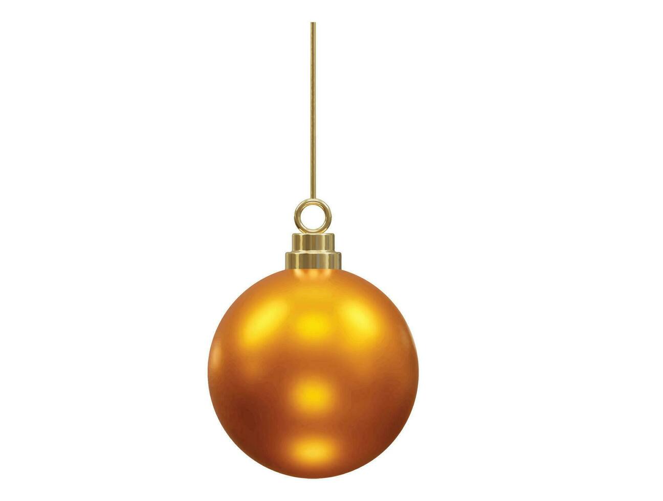 Christmas ball icon vector design transparent 3d rendering