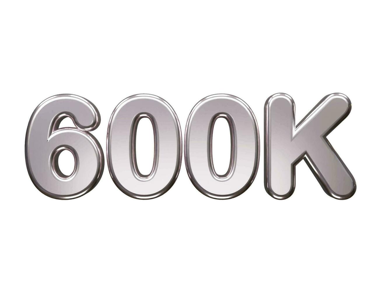 Follower text effect vector illustration 3d rendering