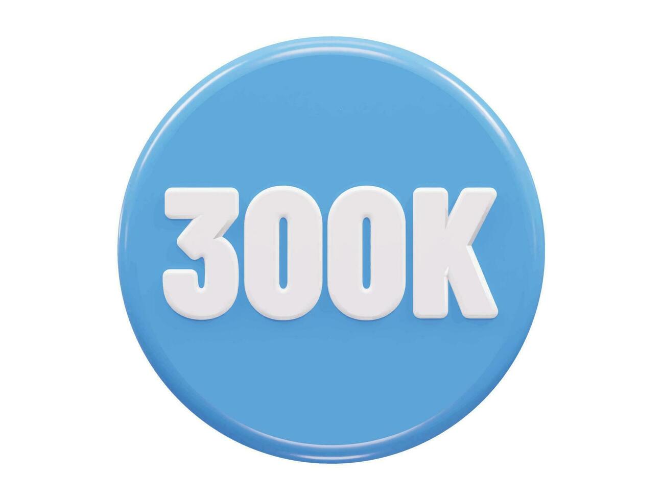 Follower text effect vector illustration 3d rendering