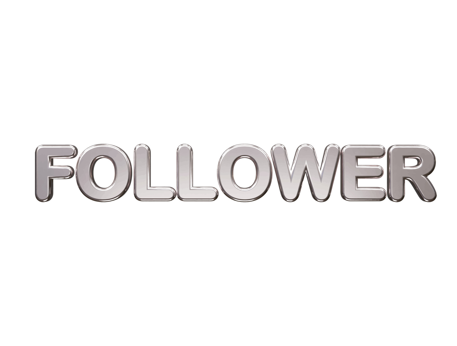 Follower text effect vector illustration 16588587 Vector Art at Vecteezy