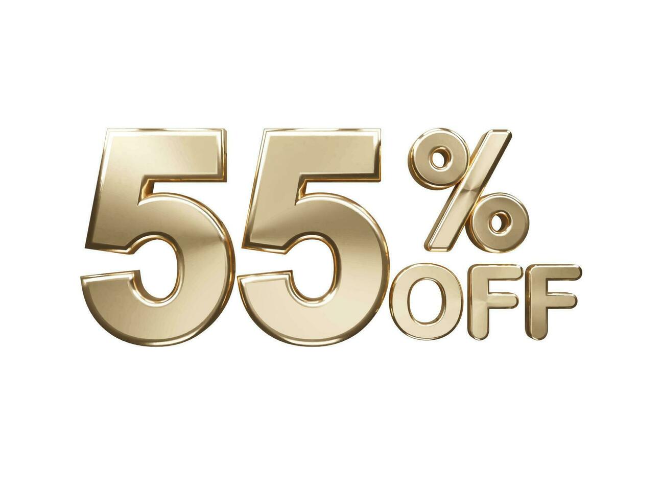 Percent off discount sale text effect vector