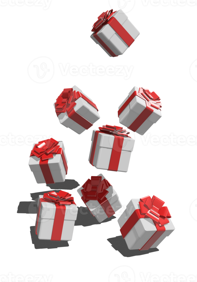 geschenk doos Cadeau doos 3d model- PNG