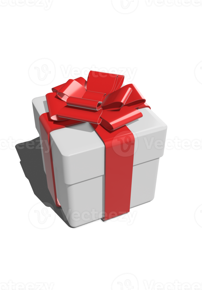 Gift box present box 3d model png