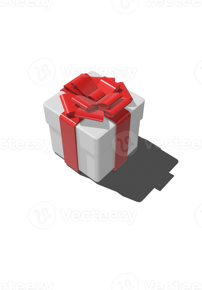 Gift box present box 3d model png