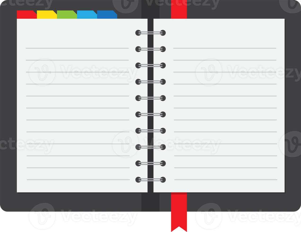 Blank Notebook Illustration Isolated png