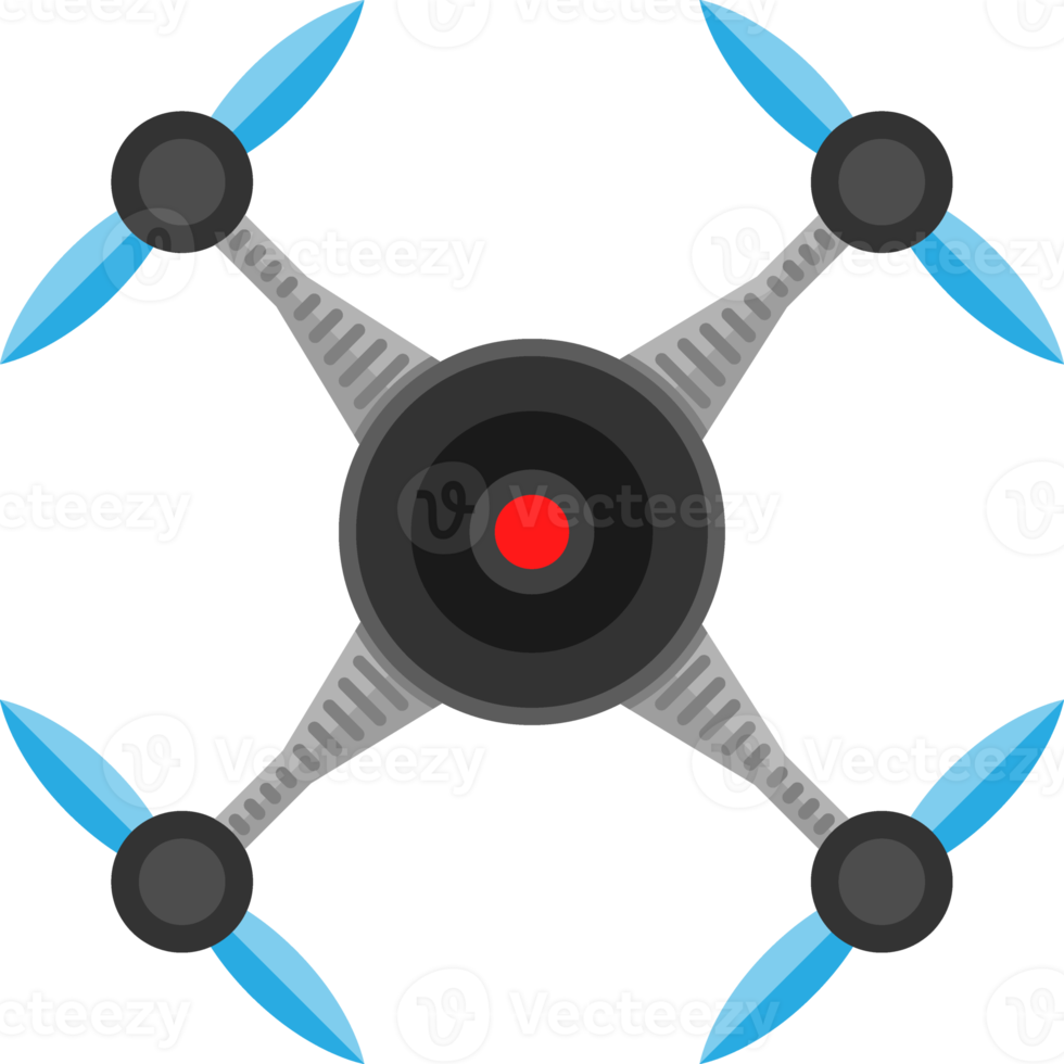 fuco telecamera, Quadrocopter piatto illustrazione png