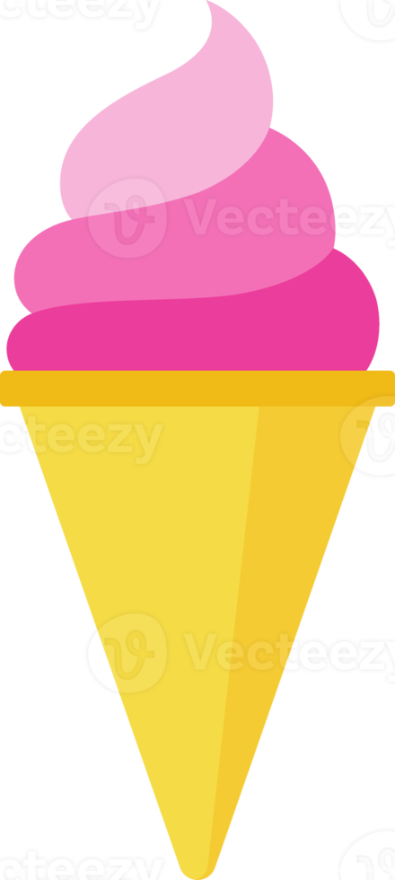 Ice cream cone. icon sign png