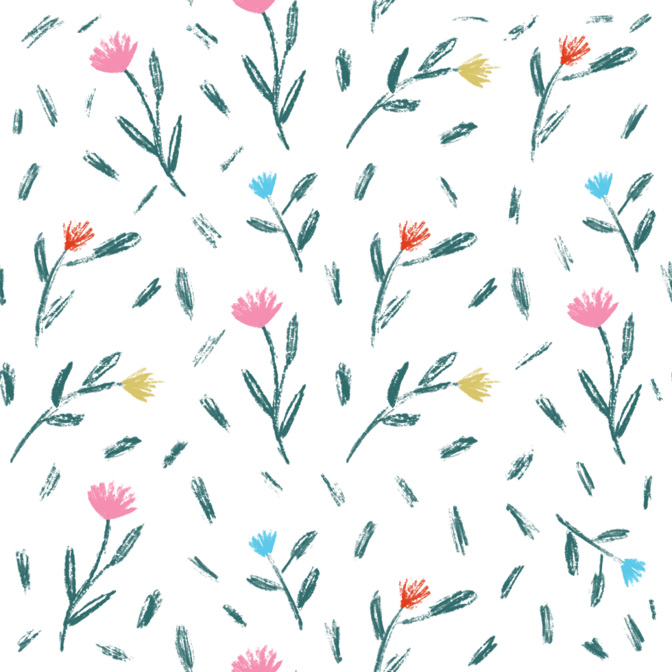 motif de fleurs fleurs sauvages à imprimer png