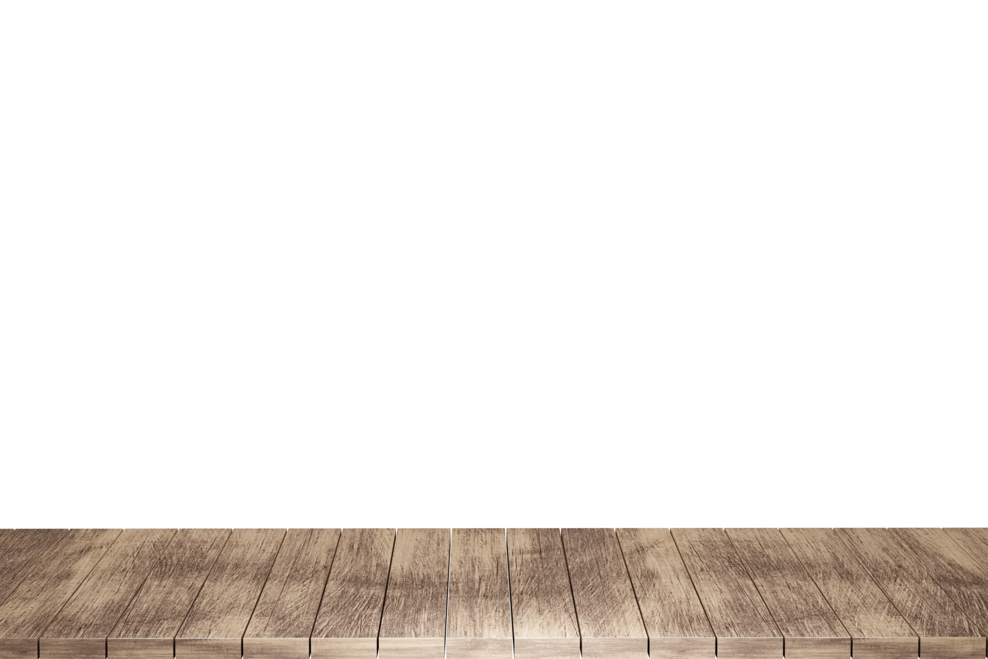 Wooden table, wood table top front view 3d render isolated 16589434 PNG